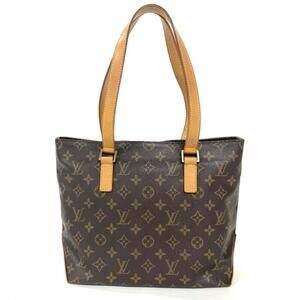 LOUIS VUITTON Authentic Brown Monogram Canvas Piano Tote Bag